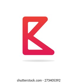 Letter B logo template