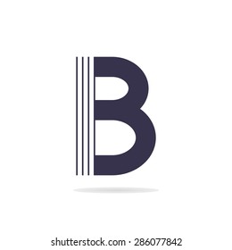 Letter B logo template