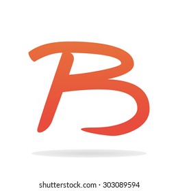 Letter B logo template