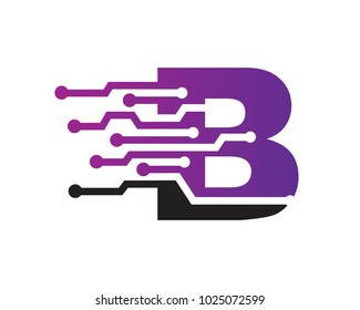 Letter B Logo Template Design, Emblem, Design Concept, Creative Symbol, Icon