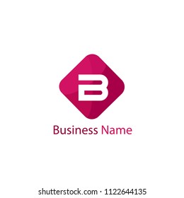 Letter B Logo Template Design