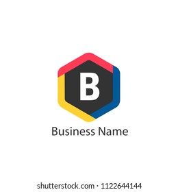 Letter B Logo Template Design