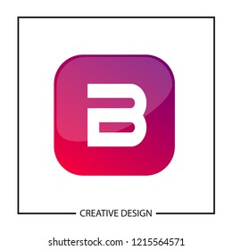 Letter B Logo Template Design