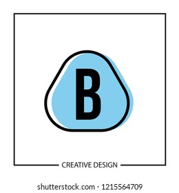 Letter B Logo Template Design