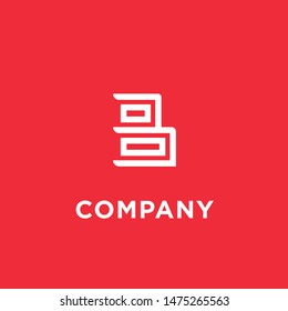 letter b logo template, generic, abstract, geometry, creative, corporate, business, company