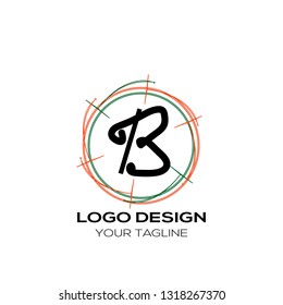 
letter B Logo Template. Initial Letter B Logo Template Design