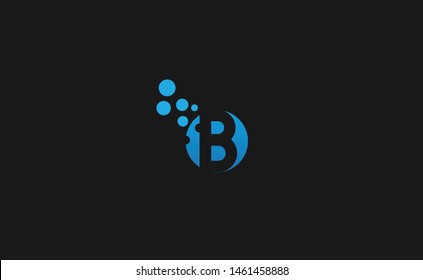 Letter B Logo Template Vector. B monogram logo vector. B symbol vector