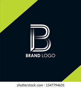 Letter B Logo Template Vector. B monogram logo vector. B symbol vector.
