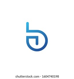 Letter B Logo Template Vector. B monogram logo vector. B symbol vector.
