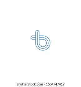 Letter B Logo Template Vector. B monogram logo vector. B symbol vector.