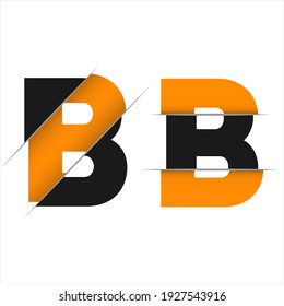 Letter B Logo Template Vector. B monogram logo vector. B symbol vector.