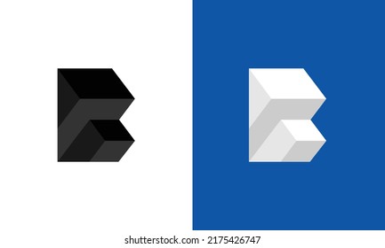 Letter B Logo Template Vector. B monogram logo vector. B symbol vector.