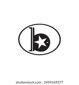 letter b logo is unique and simple