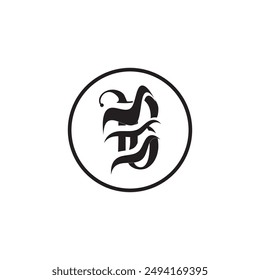 el logotipo de la letra b es único y sencillo