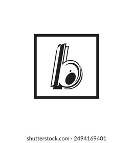 el logotipo de la letra b es único y sencillo
