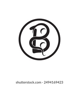 letter b logo is unique and simple