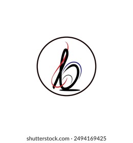 letter b logo is unique and simple