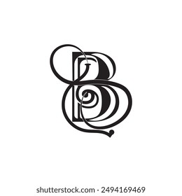 letter b logo is unique and simple