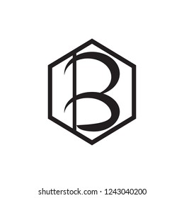 letter b logo vector