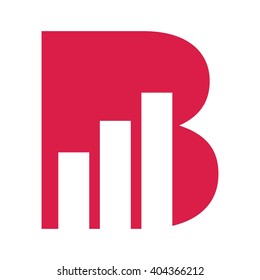 letter B logo vector. 