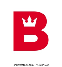 letter B logo vector.