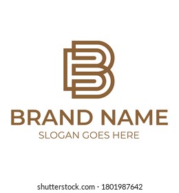 Letter B Logo Vector For Company Name or Brand Name