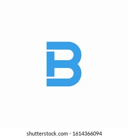 LETTER B logo vector design modern