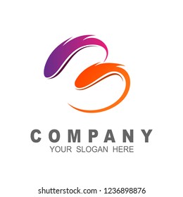 Letter B logo vector, B letter emblem, business logo template, B initial 
