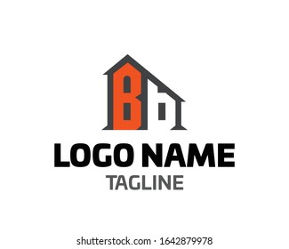 Letter B logo vector icon shape