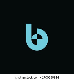 icono del vector de logotipo de letra b