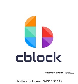Letter B logo vector illustration