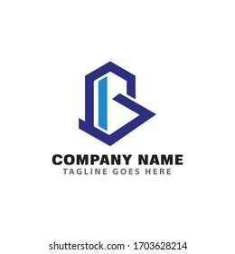 Letter B Logo Vector. Linear creative minimal monogram symbol. Graphic alphabet symbol for corporate business identity.