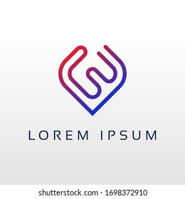 Signo vectorial del logotipo B de la letra. icono de símbolo. logotipo. plantilla de diseño. Elegante identidad corporativa