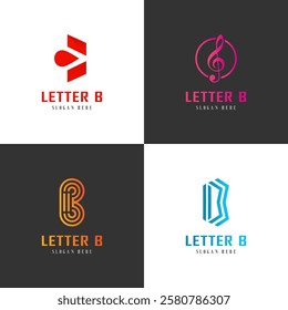 Letter B logo Vector Stock Illustrations