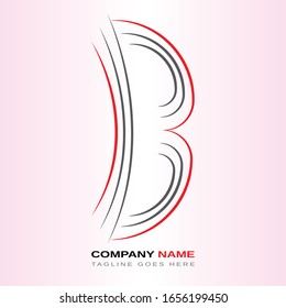 Letter B Logos. Clean B logos Vector Design. B Letter Logo Download.