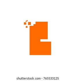 Letter B Logotype ugly Pixel