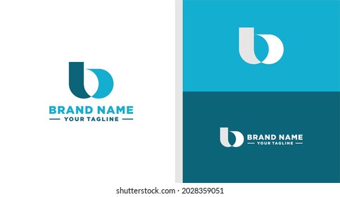 LETTER B LOWERCASE LOGO UNIQUE EDITABLE