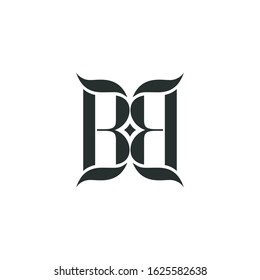 Letter B B luxury Logo Design Minimalist