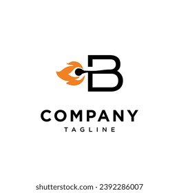 Letter B Matches logo icon vector template.eps