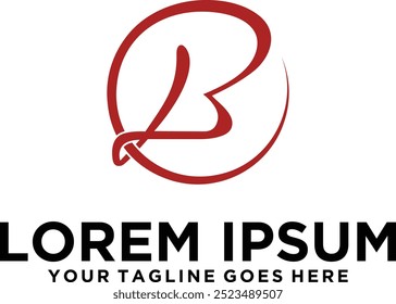 Letra B logotipo de icono moderno