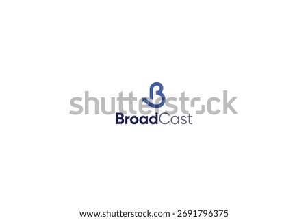 Letter B modern and minimal backup development logo