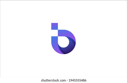 letter B Modern Monogram Logo Vector