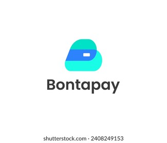  Letter B Modern Payment Gateway Service logo design