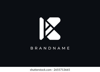 Letra B Plantilla de Vector de diseño de logotipo tecnológico moderno.