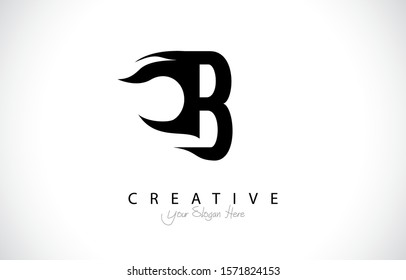 Letter B Modern Trendy Design Logo Concept. Creative Icon Logo in monogram style Vector Illustration.