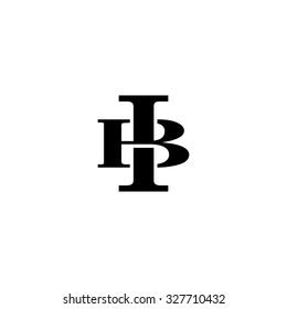 letra B y logotipo en monograma I