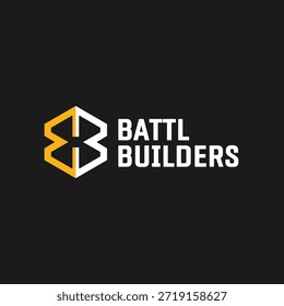
Letra b b diseño de logotipo de monograma