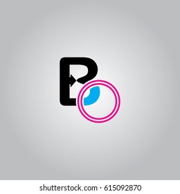 letter B and O icon to logo animal