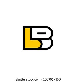 Letter B Outline Creative Abstract Business Logo