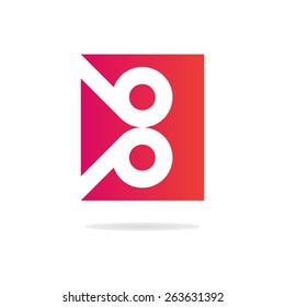 Letter B and P logo template